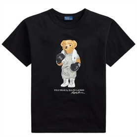 Polo Ralph Lauren Polo Bear Cotton Jersey T-shirt, Sort